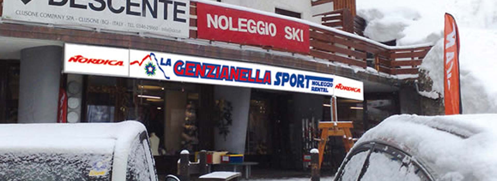 Extérieur magasin de location Genzianella Sport