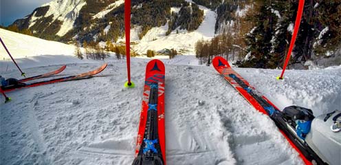 test skis effectué par Genzianella Sport
